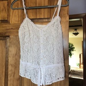 Lace tank top